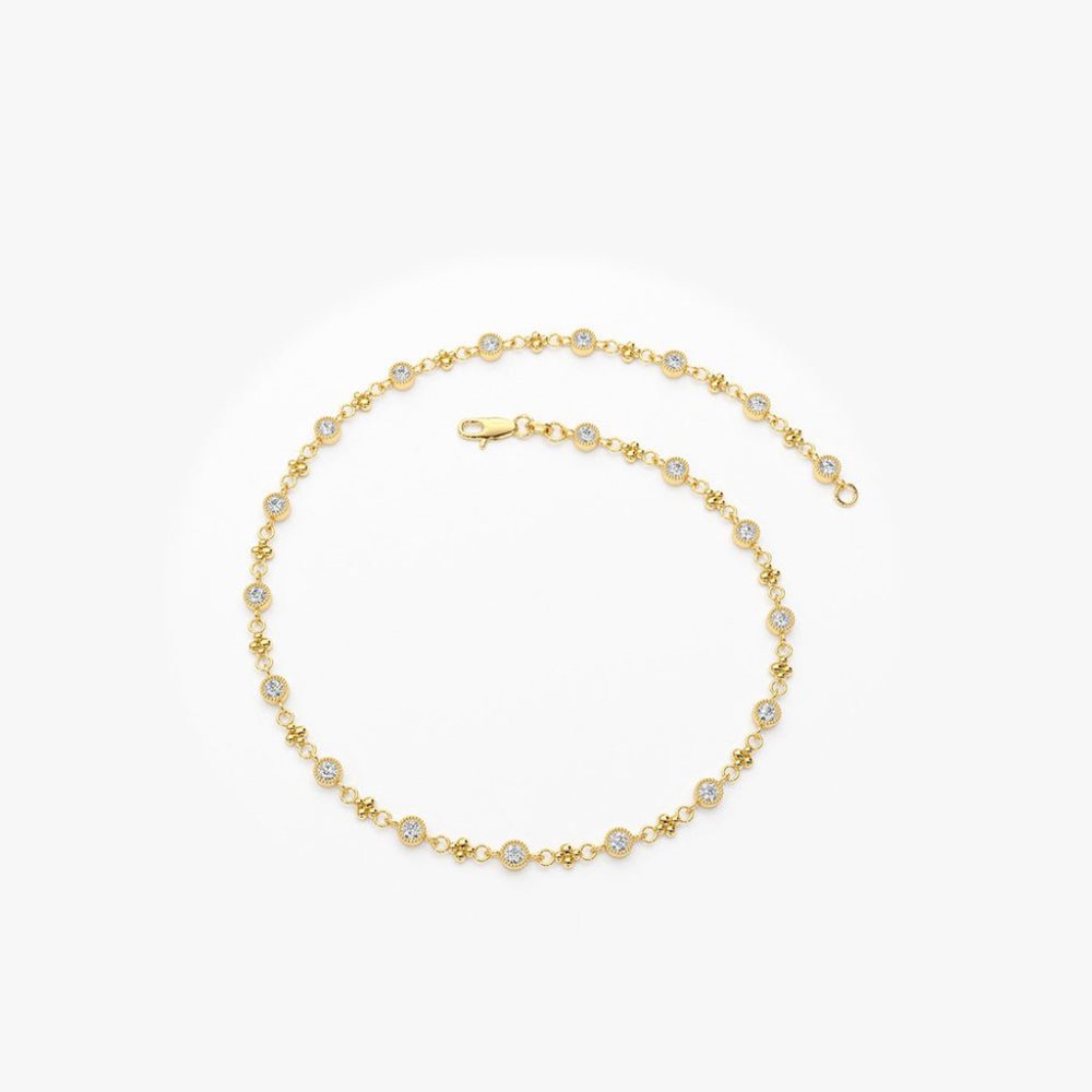 Ruby's Delicate Diamond Bracelet
